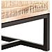 Credenza Bianca 73x30x75 Cm In Legno Massello Di Acacia - Foto miniatura 5