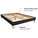 Kit Rete E Materasso Balmoral 120 X 210cm - Spessore : 24cm - Memory Foam - Rigido - Foto miniatura 7