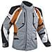 Giacca Offroad Enduro Moto Turismo Impermeabile Tessuto Protezioni Arancione S - Foto miniatura 4