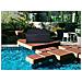 Garden Bench Coperchio 2 Sedile 420d Impermeabile In Tessuto Oxford Rip-proof Uv Water-resistant Black-2 Yeas Duso 131x69x65 89 Cm - Foto miniatura 2