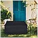 Garden Bench Coperchio 2 Sedile 420d Impermeabile In Tessuto Oxford Rip-proof Uv Water-resistant Black-2 Yeas Duso 131x69x65 89 Cm - Foto miniatura 4