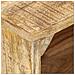 Comodino 40x30x50 Cm In Legno Di Mango Grezzo - Foto miniatura 3