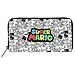Super Mario Bros. Logo With All-over Villain Characters Print Zip Around Purse Wallet, Accessori Da Viaggio-portafoglio Ref. 8718526121155 - Foto miniatura 1