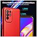 Custodia Compatibile Con Oppo A94 5g In Rosso Metallo - Hard Case Coperchio Protettivo In Look Metallico Contro I Graffi E Gli Urti - Foto miniatura 2