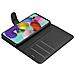 Custodia Compatibile Con Samsung Galaxy A51 5g In Nero Carbone - Coperchio Protettiva Con Chiusura Magnetica, Funzione Stand E Tasca Per Le Carte - Foto miniatura 7