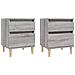 Comodino 2 Pz Grigio Sonoma 40x35x50 Cm - Foto miniatura 2