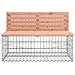 Panca da Giardino Design Gabbione 103x70x65 cm Massello Douglas - Foto miniatura 3