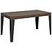 Tavolo Allungabile 90x160/420 Cm Flame Telaio Antracite - Noce - Foto miniatura 5