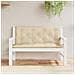 Cuscini Panca Da Giardino 2pz Beige 120x50x7 Cm Tessuto Oxford - Foto miniatura 1