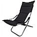 Sedia Canapone Pieghevole Imbottito Regolabile Da Giardino Balcone E Spiaggia Nido - Black - Foto miniatura 1