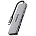 Docking station multiporta USB-C Power Delivery 7 in 1 Colore Grigo - Foto miniatura 1