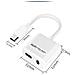 Adattatore 2 In 1 Da Usb-c A Jack Per Cuffie Da 3,5 Mm Con Ricarica Rapida Pd Da 60 W - Foto miniatura 2