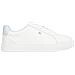 Flag Court Sneaker Sneakers Pelle Scarpe Donna Beige Eu 37, Fw0fw08072 0le - Foto miniatura 2