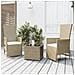 Set Mobili da Giardino 3 pz Beige Polyrattan e Acciaio - Foto miniatura 7