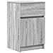 Comodini 2 pz Grigio Sonoma 39x35x65 cm in Legno Multistrato - Foto miniatura 5