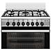 Cucina Elettrica SA765MI6 5 Fuochi a Gas Forno Elettrico Multifunzione Ventilato Classe A Dimensioni 70 x 60 cm Colore Acciaio Inox Serie Specialista - Foto miniatura 3