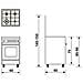 Cucina Elettrica SA765MI6 5 Fuochi a Gas Forno Elettrico Multifunzione Ventilato Classe A Dimensioni 70 x 60 cm Colore Acciaio Inox Serie Specialista - Foto miniatura 4