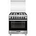 Cucina Elettrica SA765MI6 5 Fuochi a Gas Forno Elettrico Multifunzione Ventilato Classe A Dimensioni 70 x 60 cm Colore Acciaio Inox Serie Specialista - Foto miniatura 1