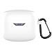 Custodia Protettiva Per Jbl Tune Buds Con Moschettone White - Foto miniatura 1