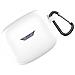 Custodia Protettiva Per Jbl Tune Buds Con Moschettone White - Foto miniatura 3