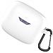 Custodia Protettiva Per Jbl Tune Buds Con Moschettone White - Foto miniatura 4
