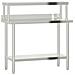Tavolo Lavoro Cucina Con Ripiano 110x55x120 Cm Acciaio Inox - Foto miniatura 2