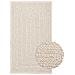 Tappeto Zizur Crema 60x110 Cm Aspetto Iuta Interni Ed Esterni - Foto miniatura 1
