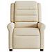 Poltrona Massaggiante Reclinabile Crema in Tessuto - Foto miniatura 3