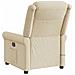 Poltrona Massaggiante Reclinabile Crema in Tessuto - Foto miniatura 5