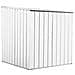 Box Lamiera Attrezzi Casetta Giardino In Acciaio Zincato 175x185cm X H1.92m - 70kg - 2,92mq - Bianco - Foto miniatura 7