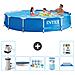 Piscina Fuori Terra - In Giro - 366x76 Cm - Blu - Include Accessori Coordinati A1739 - Foto miniatura 1