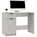 Lusso Casadino -  Scrivania Grigio Cemento 100x50x75 Cm In Legno Multistrato - Foto miniatura 3