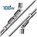 Collana 3 In 1 Cavo Usb-c 100w E Lightning, Argento - Foto miniatura 2