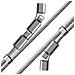 Collana 3 In 1 Cavo Usb-c 100w E Lightning, Argento - Foto miniatura 3