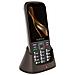 Telefono Senior Doppia Sim Schermo Grande Sos + Base, Marrone - Foto miniatura 1