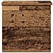 Scatola di stoccaggio  con coperchio in legno antico 30x35x35 cm in legno ingegnerizzato - Foto miniatura 8