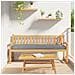 Cuscino per pallet Grigio 180 x 40 x 8 cm Tessuto Oxford - Foto miniatura 2