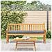 Cuscino per pallet Grigio 180 x 40 x 8 cm Tessuto Oxford - Foto miniatura 4