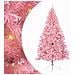 Albero di Natale artificiale con luci integrate Rosa 240 cm PVC - Foto miniatura 1