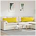 Cuscini da Divano 2 pcs Giallo Chiaro 120 x 40 cm Tessuto - Foto miniatura 2