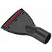 Spazzola Universale Per Aspirapolvere 35mm - Compatibile Con Kärcher, Bosch, Siemens | Velour, Larghezza 10cm, Nero | Pulizia Di Tappezzeria E Tessuti - Foto miniatura 4