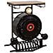 Mobile Bar Locomotiva Artigianale Ferro Legno 75x47x90 Cm - Foto miniatura 1