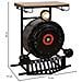Mobile Bar Locomotiva Artigianale Ferro Legno 75x47x90 Cm - Foto miniatura 4