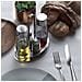 Set Oliera 2 Posti TASTE - In Acciaio Inox con Contenitori in Vetro Antigoccia - Design Elegante e Minimal per Olio e Aceto - Foto miniatura 3