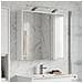 Mobiletto per specchio da bagno Bianco 63,5 x 16 x 62,5 cm - Foto miniatura 2