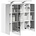 Mobiletto per specchio da bagno Bianco 63,5 x 16 x 62,5 cm - Foto miniatura 3