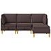 Set di divani modulari con spazio di archiviazione 4 pcs - Foto miniatura 7