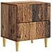 Comodino Legno antico 43 x 34,5 x 48 cm Legno ingegnerizzato - Foto miniatura 1