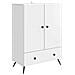 Credenza Bianco 66 x 34,5 x 95 cm Legno ingegnerizzato - Foto miniatura 1