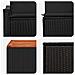 Set di divani 6 pz Nero Rattan sintetico e Acciaio - Foto miniatura 2